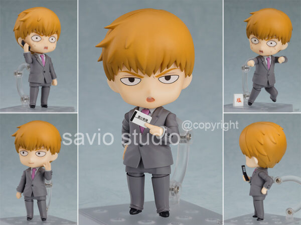 reigen arataka Mob Psycho 100 Mobu Saiko Hyaku Nendoroid 10cm Figure Figur