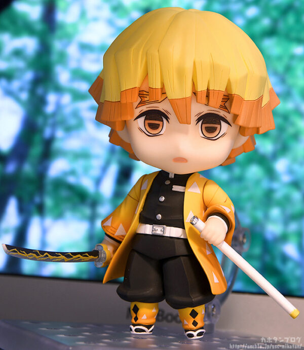 Agatsuma Zenitsu Kimetsu no Yaiba Demon SlayerNendoroid 10cm Figure Figur - Image 2