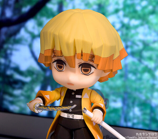 Agatsuma Zenitsu Kimetsu no Yaiba Demon SlayerNendoroid 10cm Figure Figur - Image 8