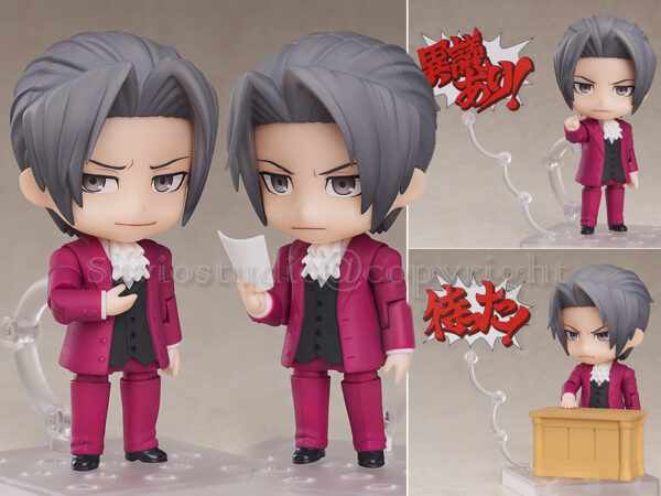 Miles Edgeworth Gyakuten Saiban Nendoroid 10cm Figure Figur