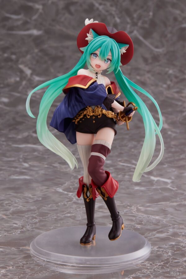 Hatsune Miku Wonderland Figure Cat Ver.  18cm Figure Figur Toy - Image 4
