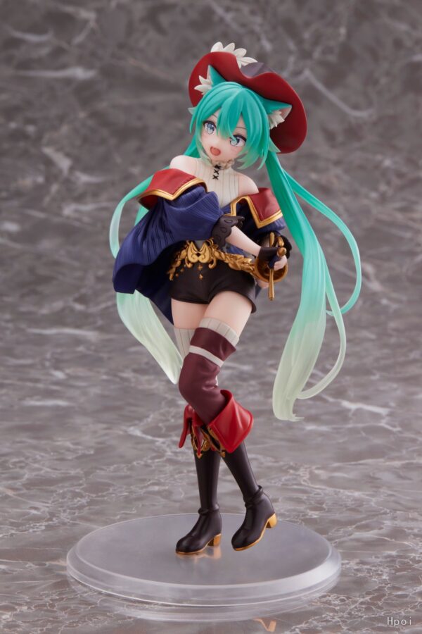 Hatsune Miku Wonderland Figure Cat Ver.  18cm Figure Figur Toy - Image 5