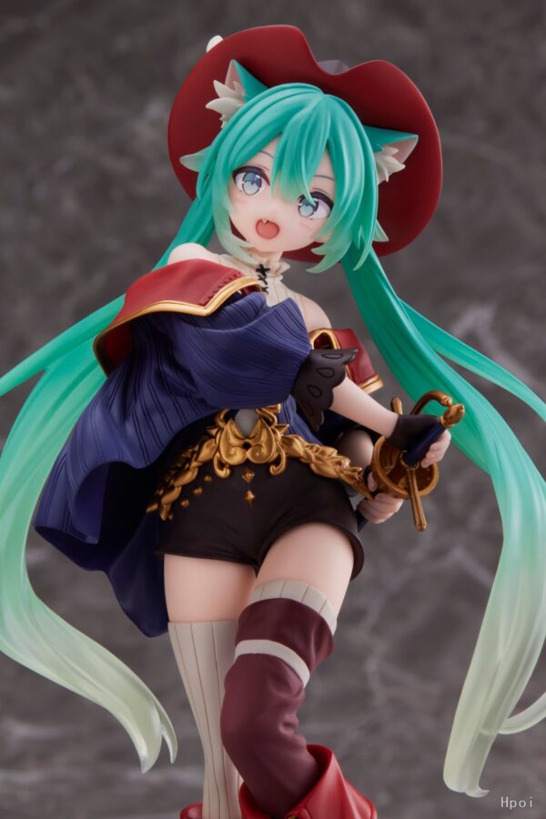 Hatsune Miku Wonderland Figure Cat Ver.  18cm Figure Figur Toy - Image 7