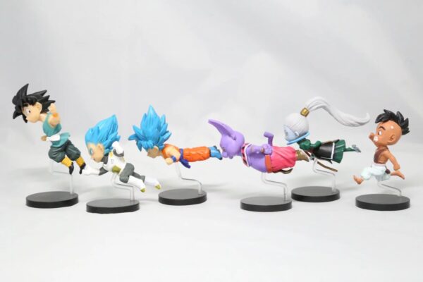 Set 6pcs Dragon Ball Super WCF SER. 8cm Figure Figur - Image 2