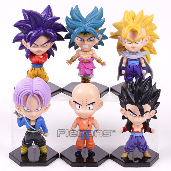 Set 6pcs Dragon Ball Super DBZ G4 10cm Figure Figur - Image 2