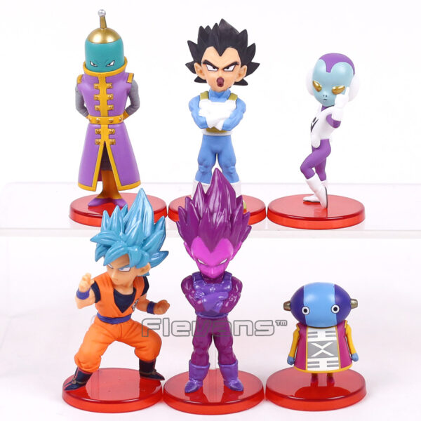 Set 6pcs Dragon Ball Super DBZ WCF10 10cm 7cm Figure Figur - Image 2