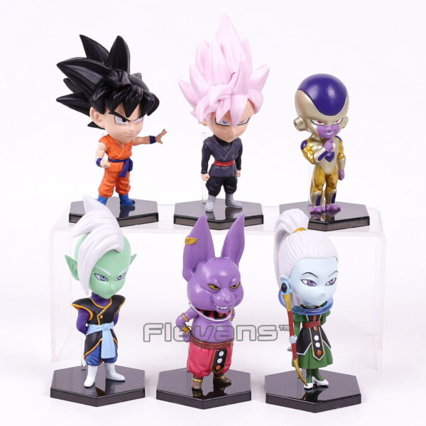 Set 6pcs Dragon Ball Super WCF8 DBZ 10cm Figure Figur - Image 2