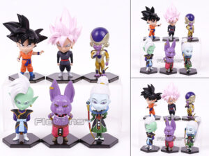 Set 6pcs Dragon Ball Super WCF8 DBZ 10cm Figure Figur