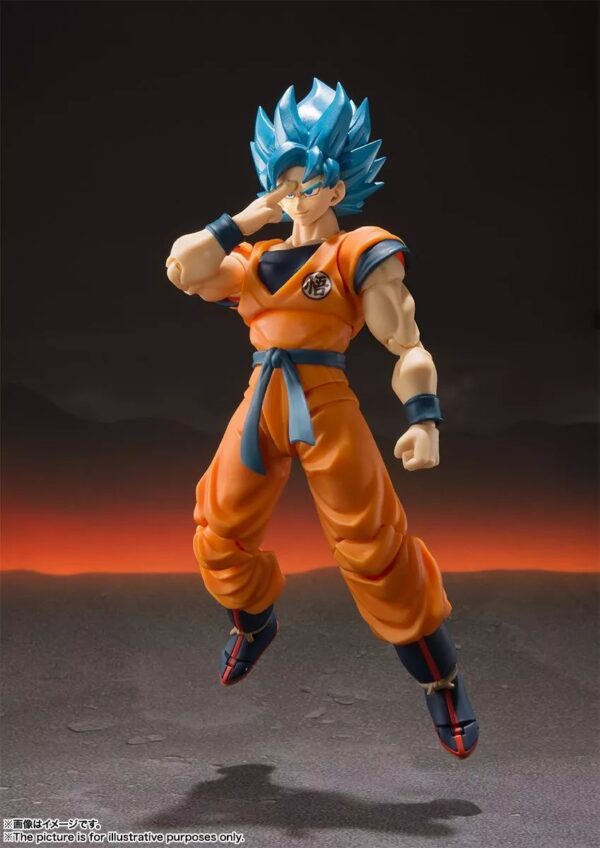 Goku Super Saiyan Dragon Ball Super SHF S.H.Figuarts Figma 16cm Figure Figur - Image 5