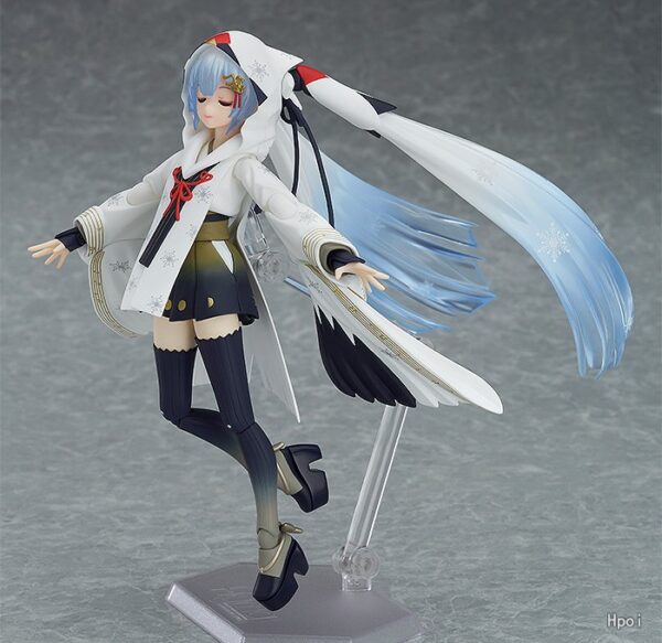 VOCALOID Hatsune Miku Snow Miku Crane Priestess ver. 2018 Ver. 14.5cm Figma Figure Figur - Image 5