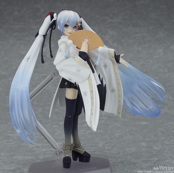 VOCALOID Hatsune Miku Snow Miku Crane Priestess ver. 2018 Ver. 14.5cm Figma Figure Figur - Image 6