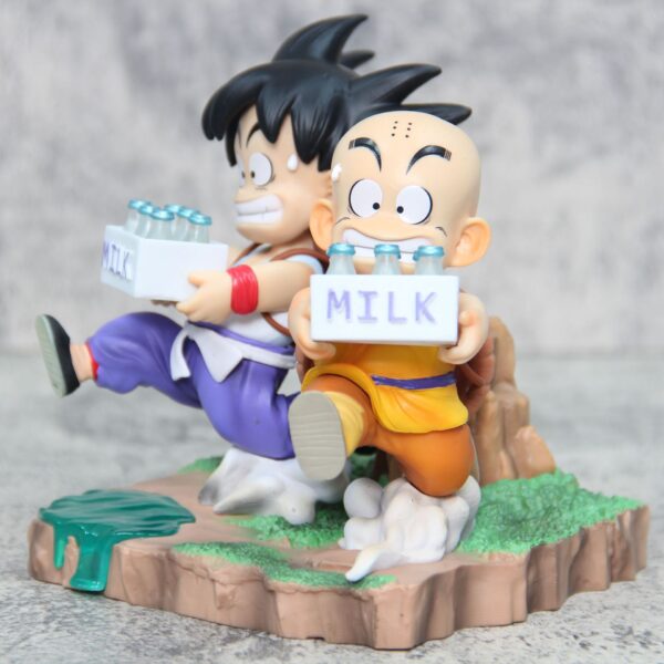 Krillin & Son Goku Milk Cultivation DRAGON BALL Z DBZ 14cm Figure Figur - Image 8