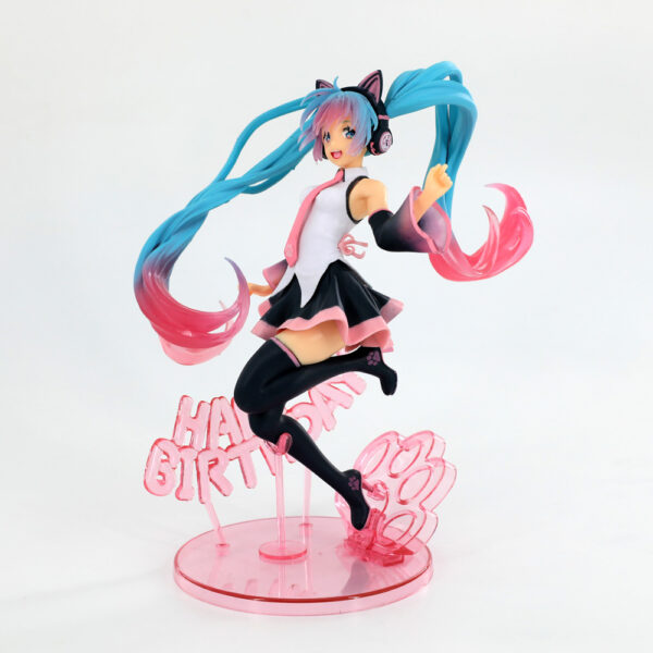 Hatsune Miku Birthday 2021 Happy Cat 22cm Figure Figur - Image 5
