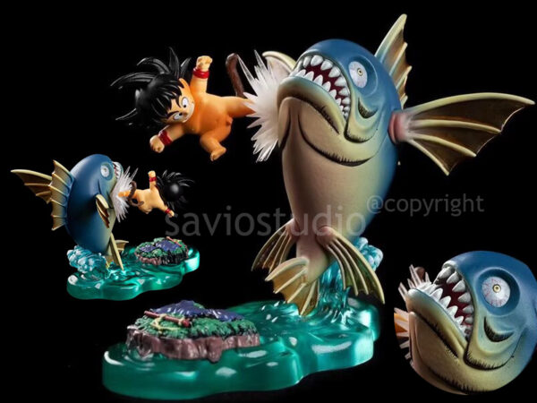 Son Goku KO Fish Dragon Ball Z 6x8cm Figure Figur - Image 5