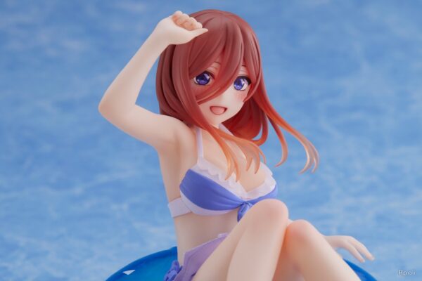 The Quintessential Quintuplets Aqua Float Girls Miku Nakano 10cm Figure Figur Toy