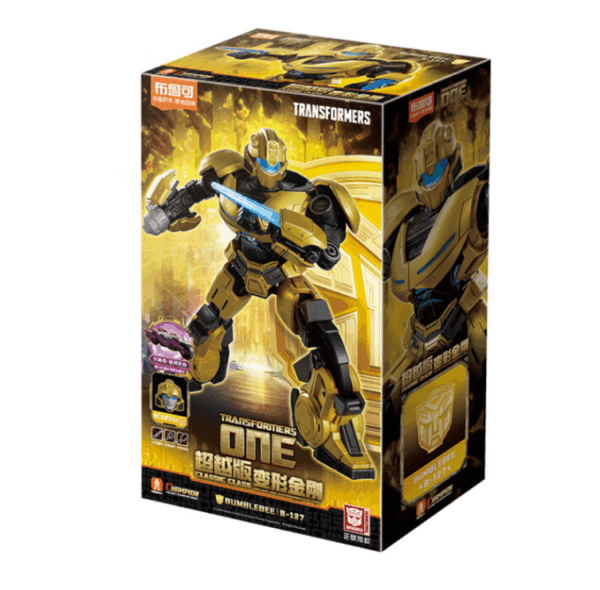 Blokees Transformers Champion Classic Class Version One B-127 Bumblebee Buildable Model Kit Action Figure In Box - Image 4