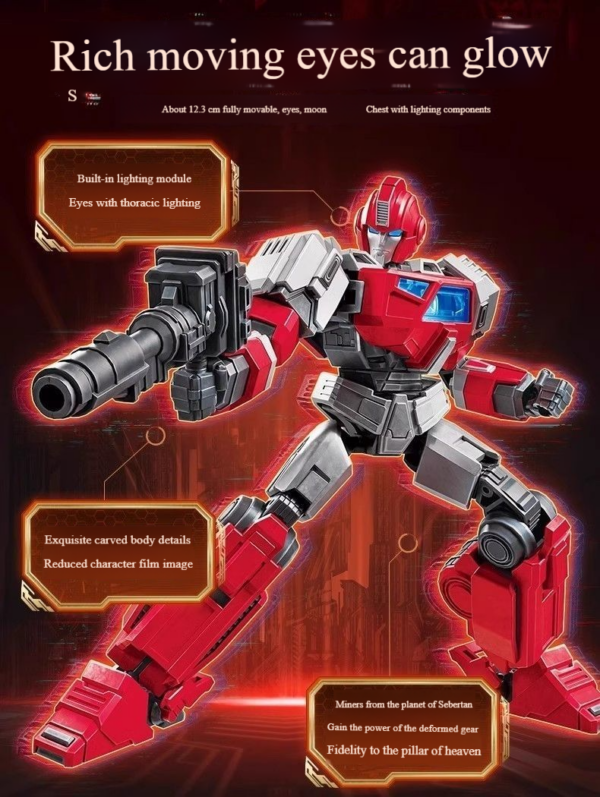 Ironhide Transformers One Blokees Classic Class Champion Figure Figur Toy In Box (复制) - Image 5
