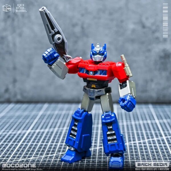 Blokees Transformers Galaxy Version 05 One Optimus Prime Buildable Model Kit Action Figure In Box - Image 2
