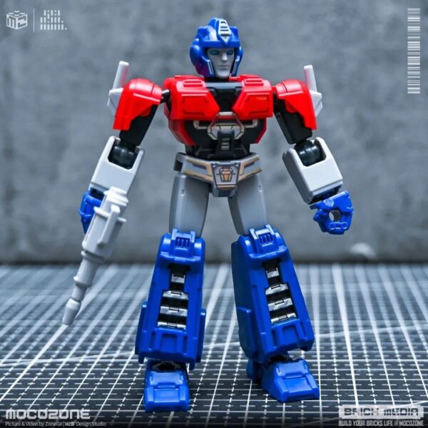 Blokees Transformers Galaxy Version 05 One Orion Pax Buildable Model Kit Action Figure In Box