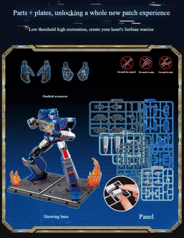 Soundwave Transformers One Blokees Classic Class Champion Figure Figur Toy In Box - Image 3