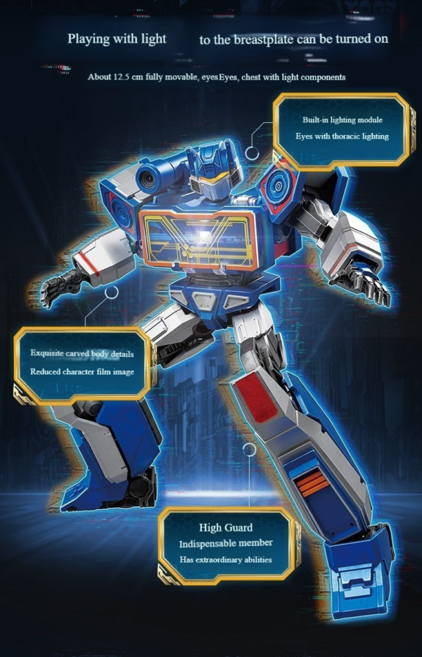 Soundwave Transformers One Blokees Classic Class Champion Figure Figur Toy In Box - Image 2