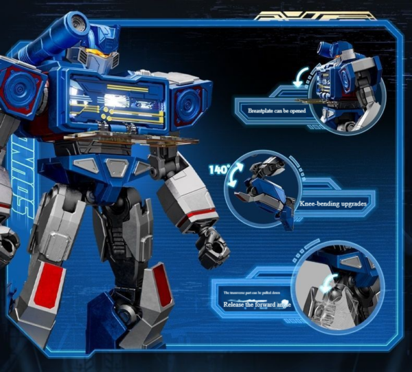 Soundwave Transformers One Blokees Classic Class Champion Figure Figur Toy In Box - Image 6
